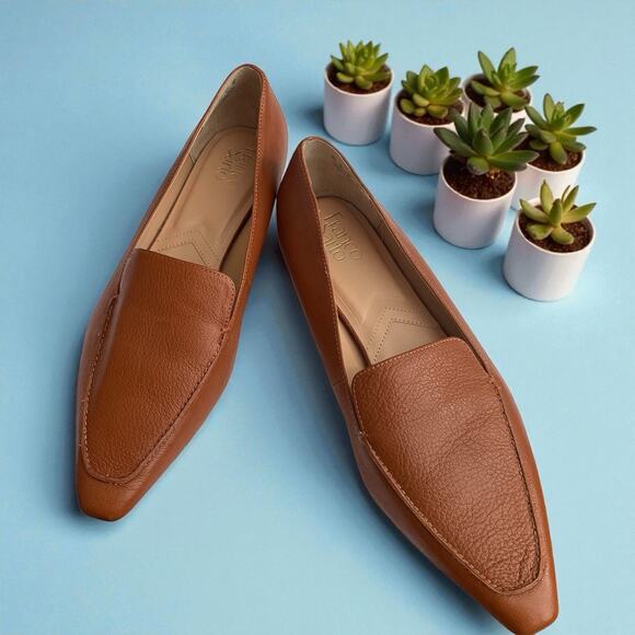 Franco Sarto Flats Loafer Belamour Saddle Medium Brown Loafers Womens 11 NEW - Picture 1 of 9